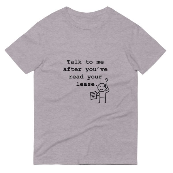 Short-Sleeve T-Shirt Read your lease - Image 16