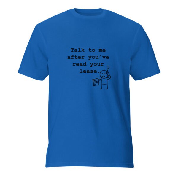 Short-Sleeve T-Shirt Read your lease - Image 3