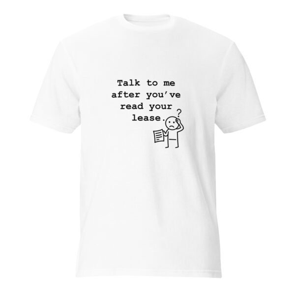 Short-Sleeve T-Shirt Read your lease - Image 25