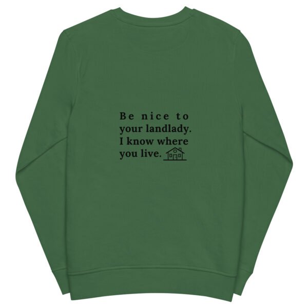 Unisex organic sweatshirt Be nice - Image 47