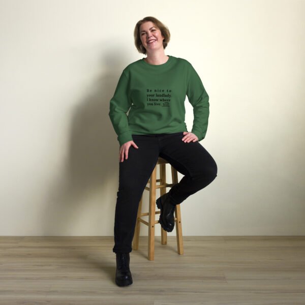 Unisex organic sweatshirt Be nice - Image 10