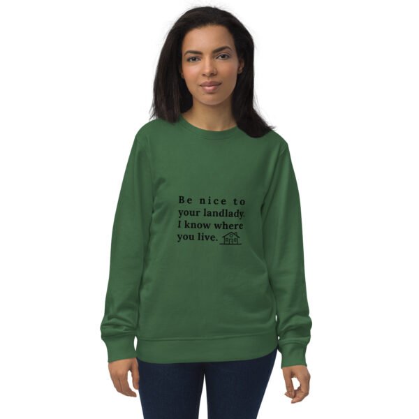 Unisex organic sweatshirt Be nice - Image 14