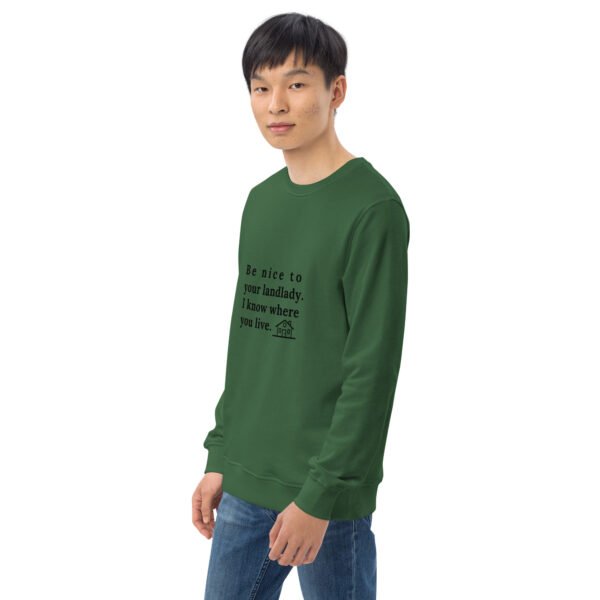 Unisex organic sweatshirt Be nice - Image 8