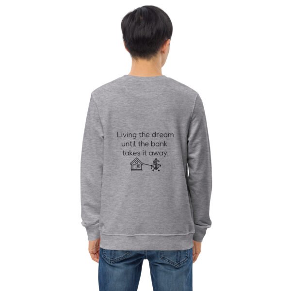 Unisex organic sweatshirt Bank takes it away - Image 17
