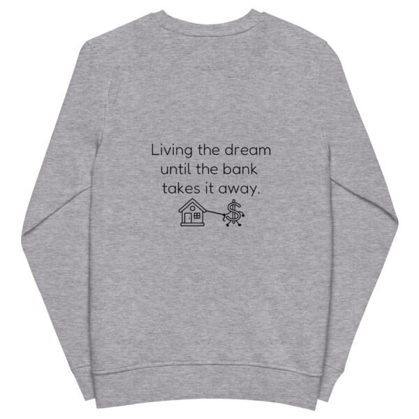 Unisex organic sweatshirt Bank takes it away - Image 34