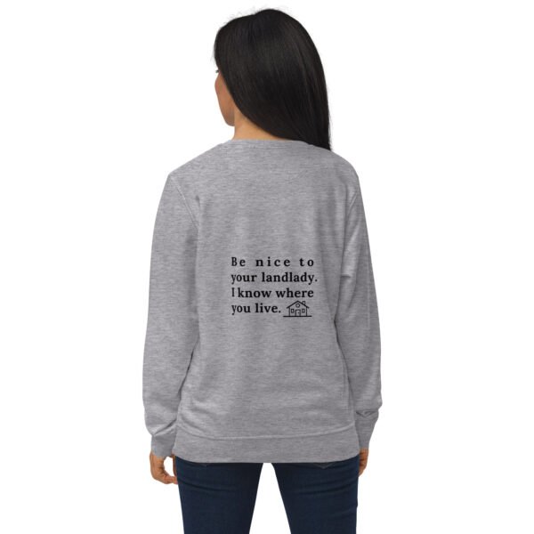 Unisex organic sweatshirt Be nice - Image 35