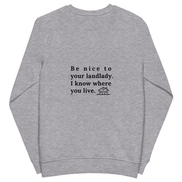 Unisex organic sweatshirt Be nice - Image 49