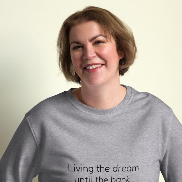 Unisex organic sweatshirt Bank takes it away - Image 19
