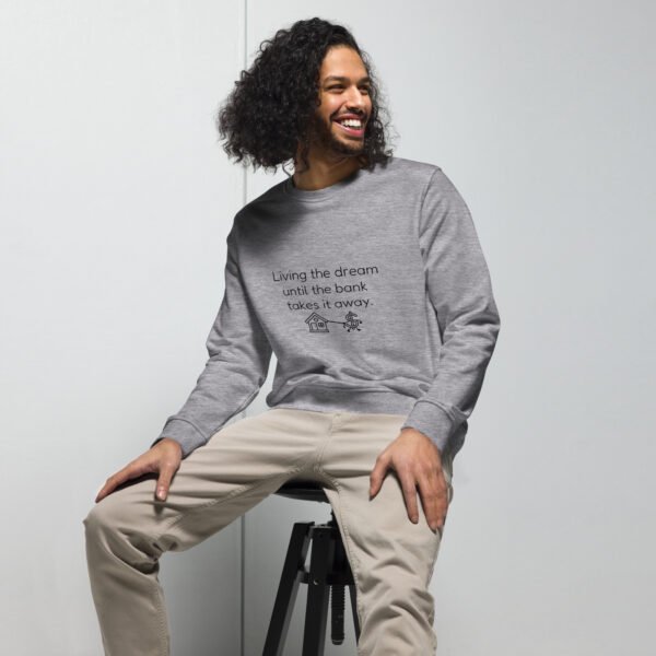 Unisex organic sweatshirt Bank takes it away - Image 18
