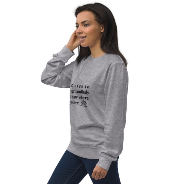 Unisex organic sweatshirt Be nice - Image 36