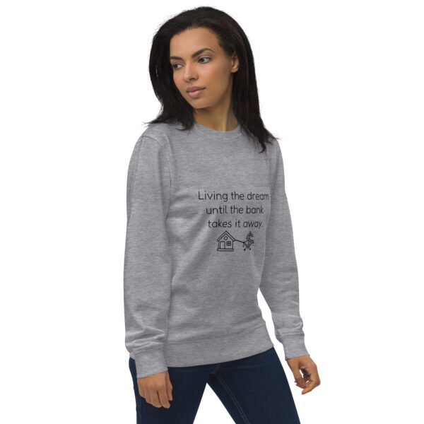 Unisex organic sweatshirt Bank takes it away - Image 14
