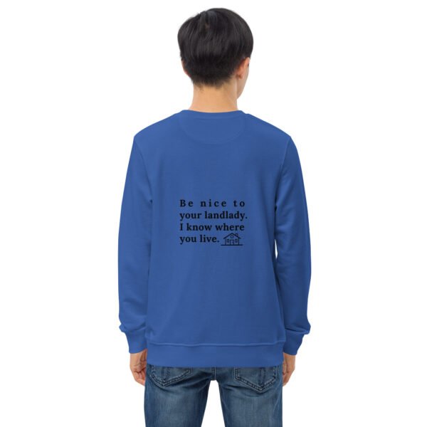 Unisex organic sweatshirt Be nice - Image 20