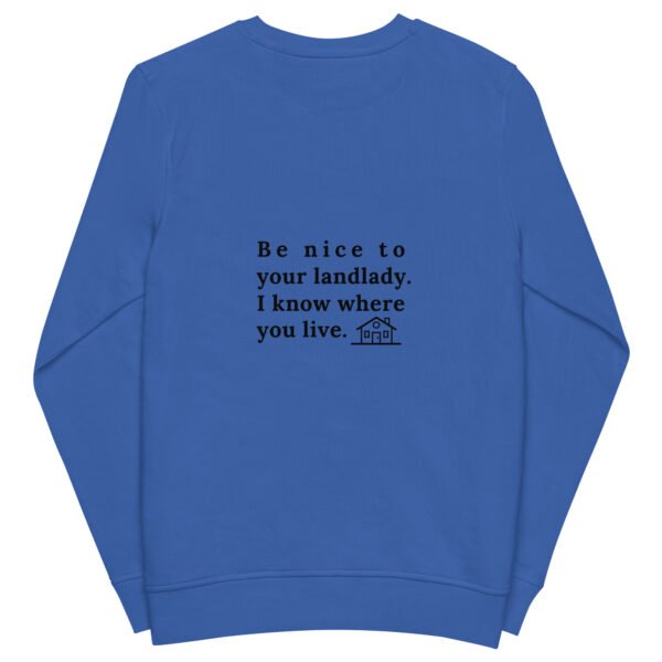 Unisex organic sweatshirt Be nice - Image 48