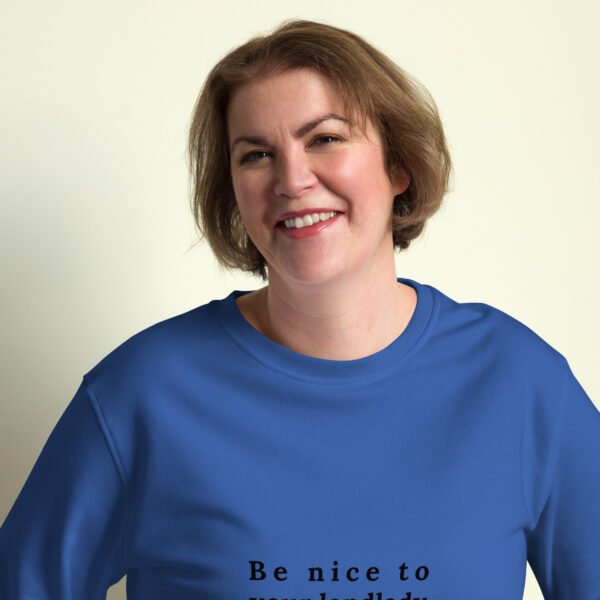 Unisex organic sweatshirt Be nice - Image 25