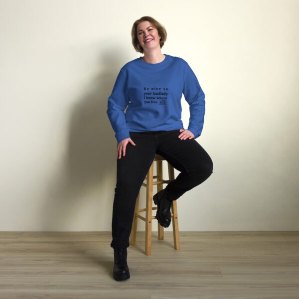 Unisex organic sweatshirt Be nice - Image 26