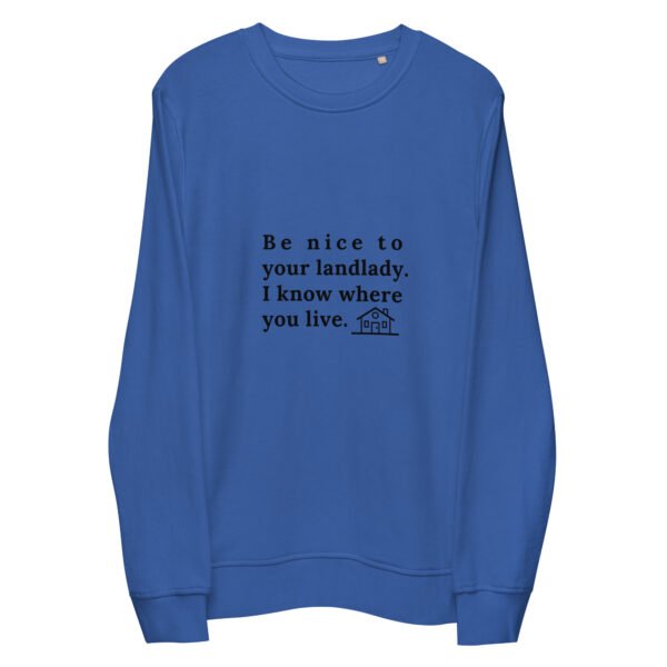 Unisex organic sweatshirt Be nice - Image 29
