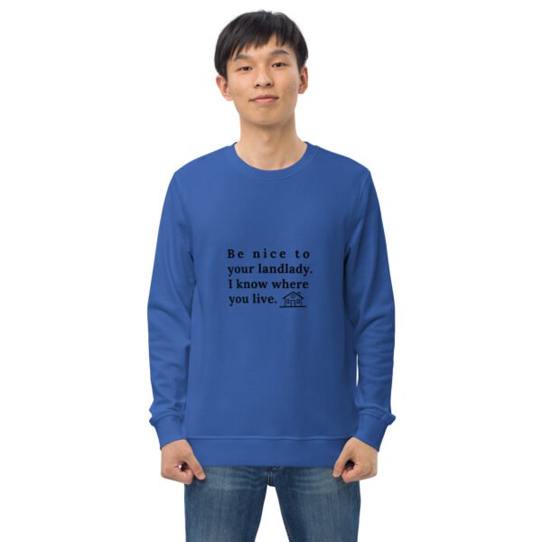 Unisex organic sweatshirt Be nice - Image 30