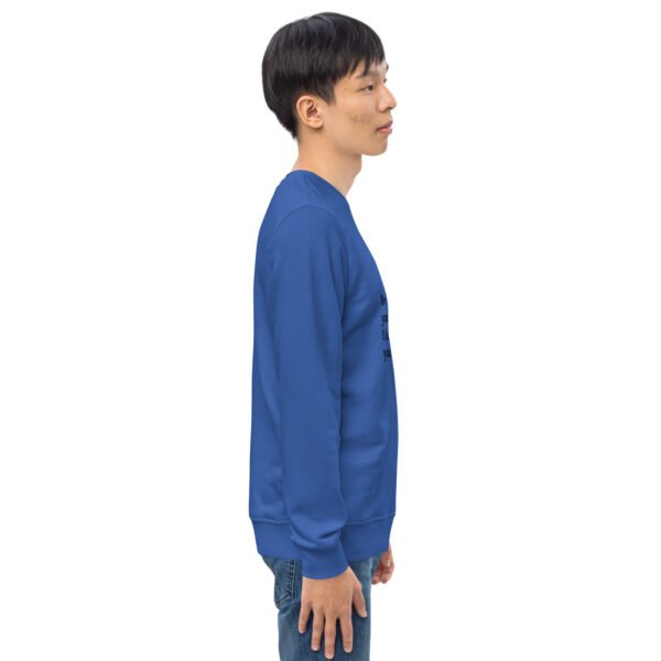 Unisex organic sweatshirt Be nice - Image 18