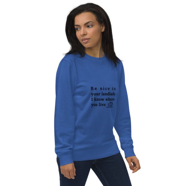 Unisex organic sweatshirt Be nice - Image 62