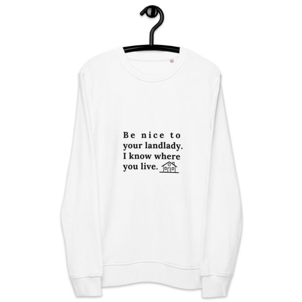 Unisex organic sweatshirt Be nice - Image 45