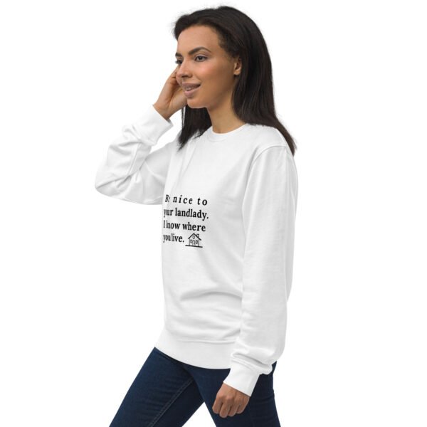 Unisex organic sweatshirt Be nice - Image 65
