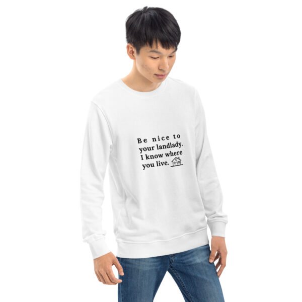 Unisex organic sweatshirt Be nice - Image 42