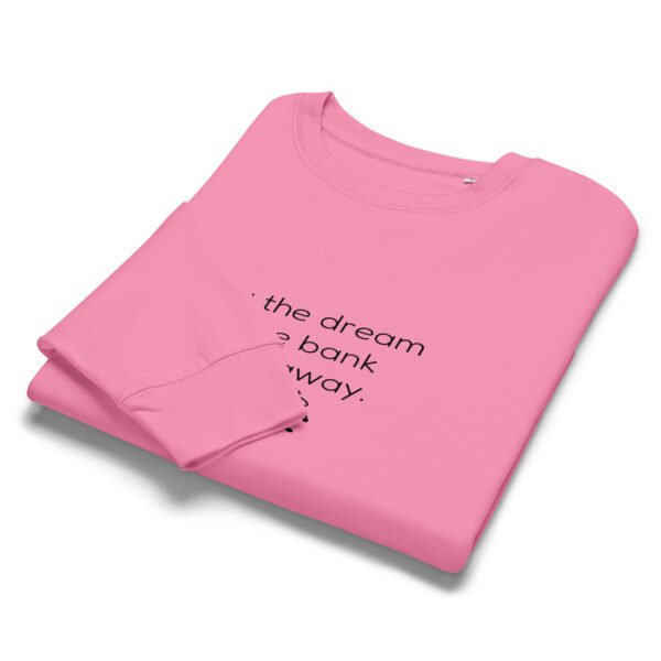 Women’s organic crew neck sweatshirt Bank takes it away - Image 3