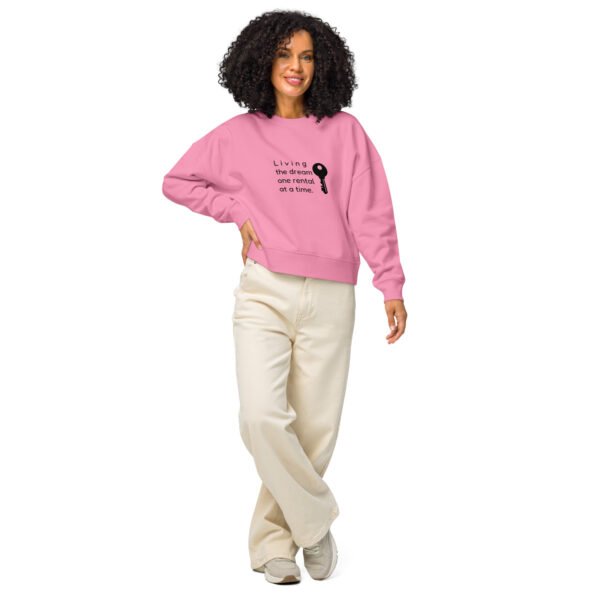 Women’s organic crew neck sweatshirt One rental - Image 3