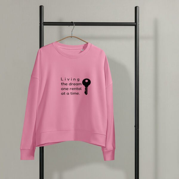 Women’s organic crew neck sweatshirt One rental - Image 5