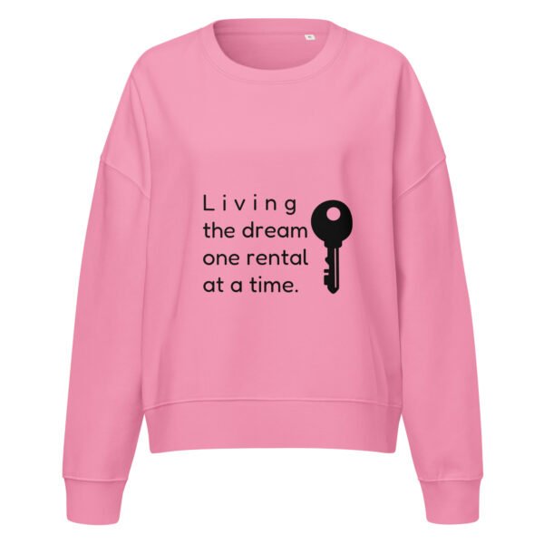 Women’s organic crew neck sweatshirt One rental - Image 6