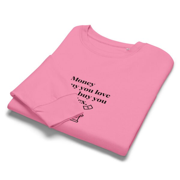 Women’s organic crew neck sweatshirt Duplex - Image 3