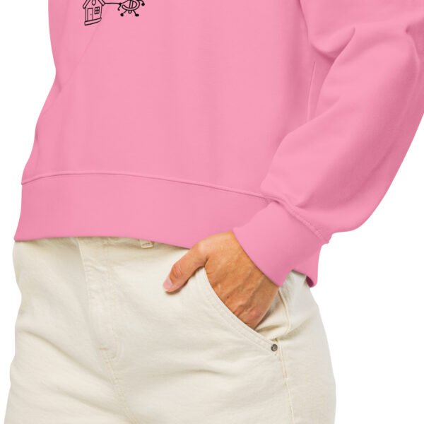 Women’s organic crew neck sweatshirt Bank takes it away