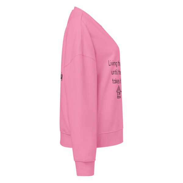 Women’s organic crew neck sweatshirt Bank takes it away - Image 2