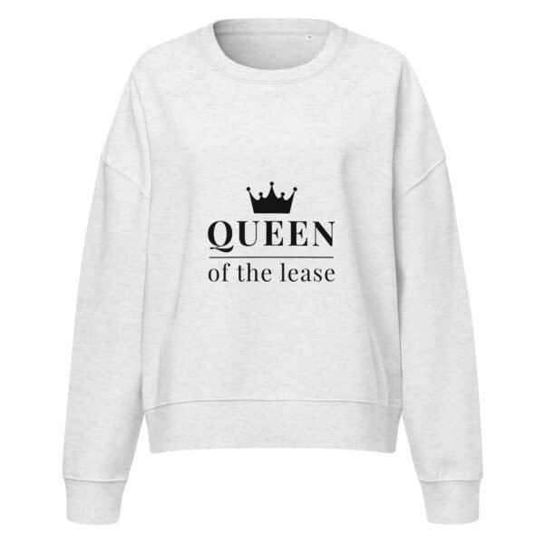Women’s organic crew neck sweatshirt Queen - Image 9