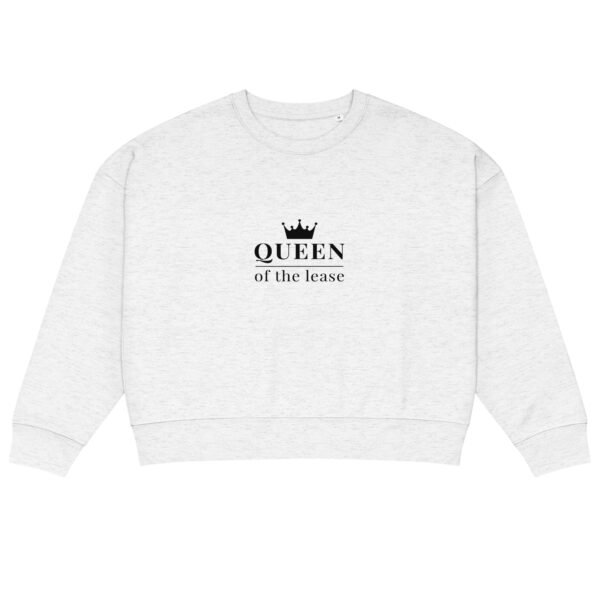 Women’s organic crew neck sweatshirt Queen - Image 11