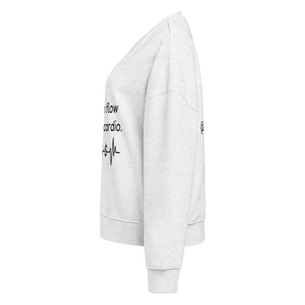 Women’s organic crew neck sweatshirt Cash Flow - Image 9