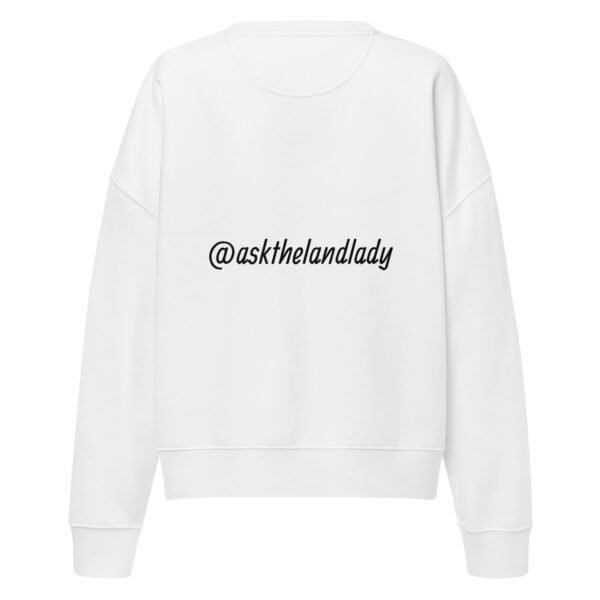 Women’s organic crew neck sweatshirt One rental - Image 13