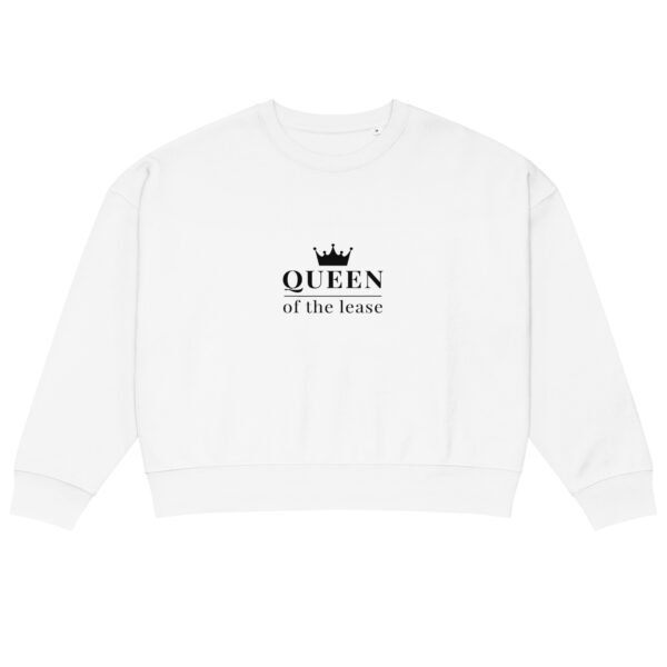 Women’s organic crew neck sweatshirt Queen - Image 12