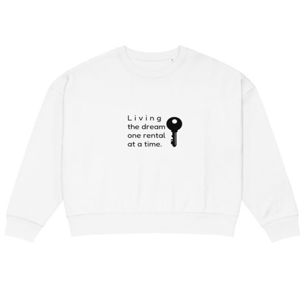 Women’s organic crew neck sweatshirt One rental - Image 17