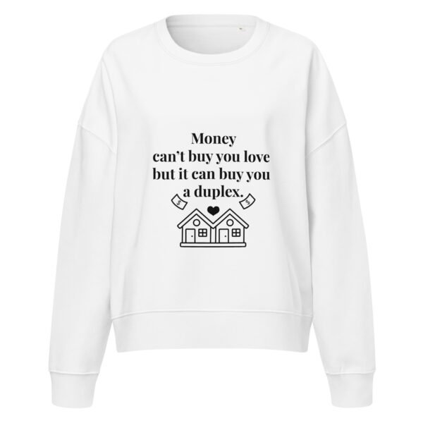 Women’s organic crew neck sweatshirt Duplex - Image 10