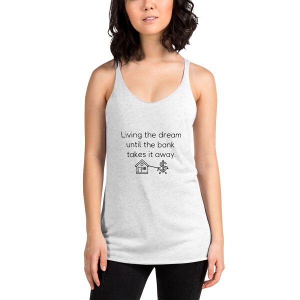 Women's Racerback Tank Bank takes it away - Image 12