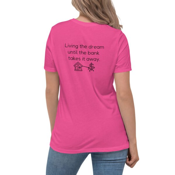 Women's Relaxed T-Shirt  Bank takes it away - Image 4