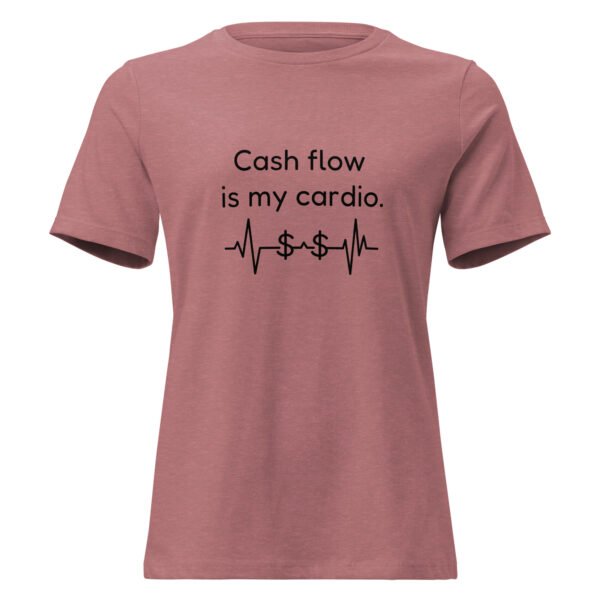 Women's Relaxed T-Shirt Cash Flow - Image 7