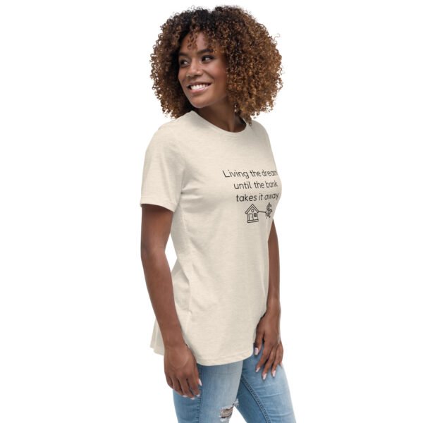 Women's Relaxed T-Shirt  Bank takes it away - Image 12