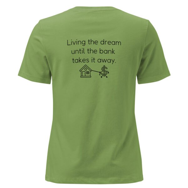 Women's Relaxed T-Shirt  Bank takes it away - Image 7