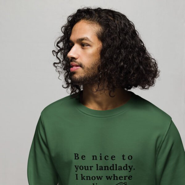 Unisex organic sweatshirt Be nice - Image 73