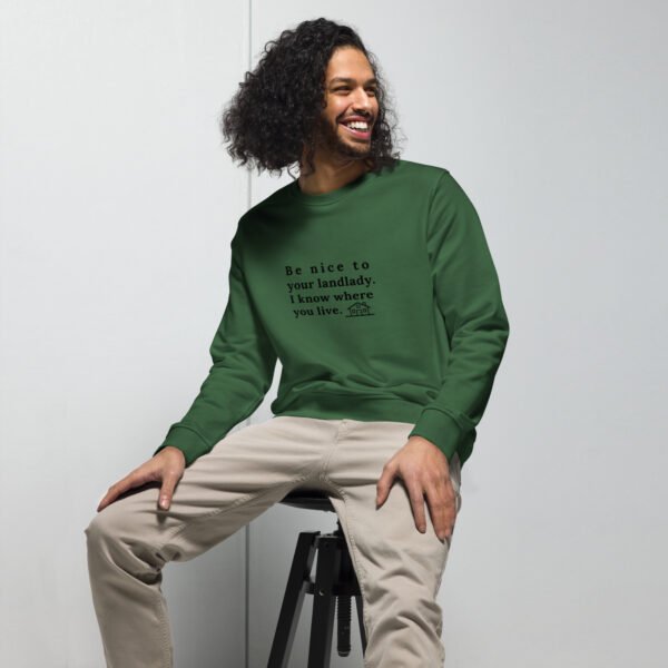 Unisex organic sweatshirt Be nice - Image 72