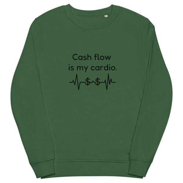 Unisex organic sweatshirt Cash Flow - Image 19