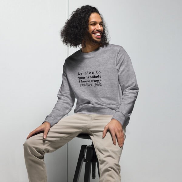 Unisex organic sweatshirt Be nice - Image 76