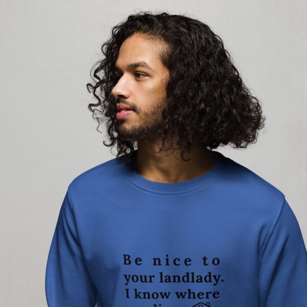 Unisex organic sweatshirt Be nice - Image 75